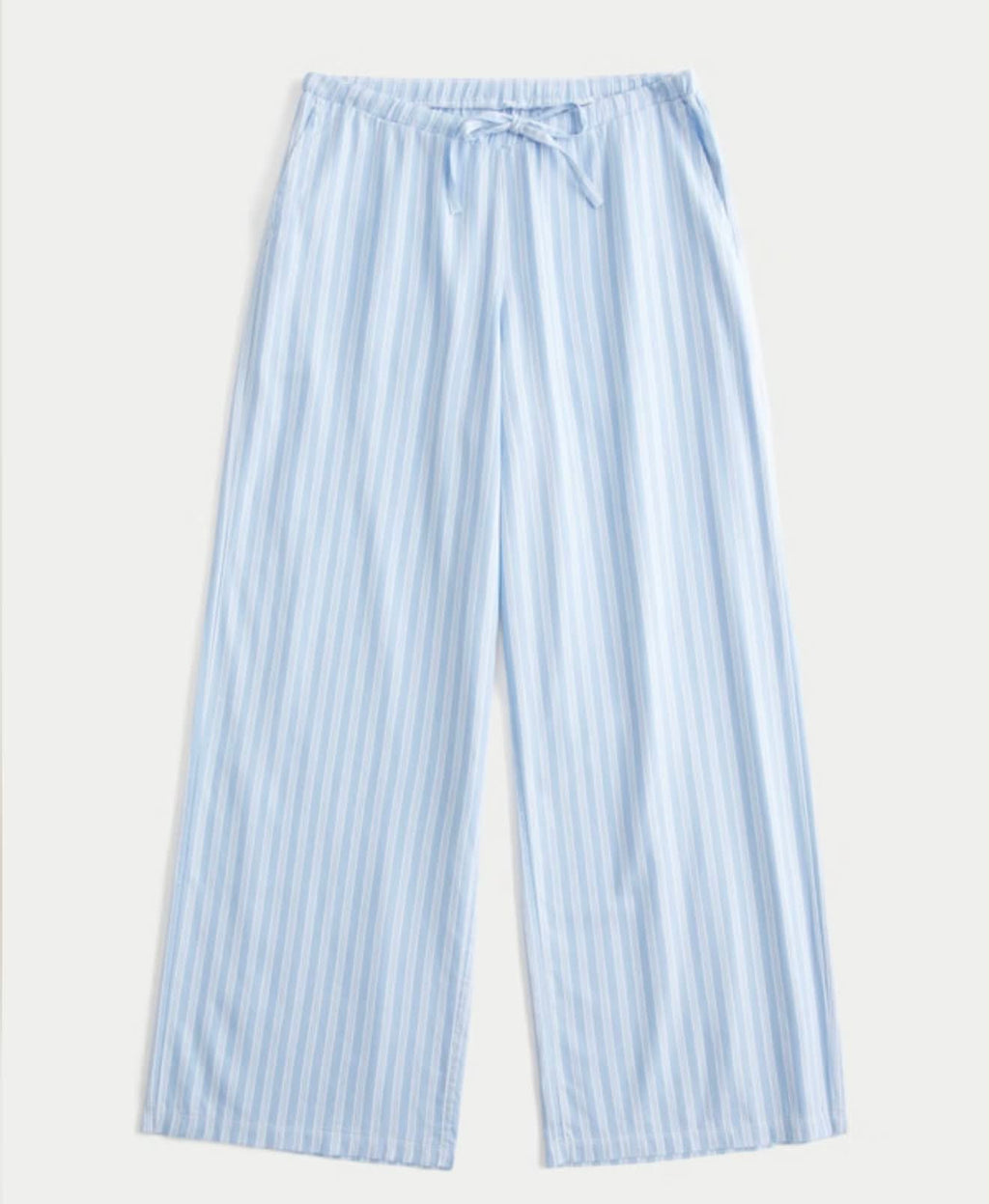 Pantalones de pierna ancha Oxford