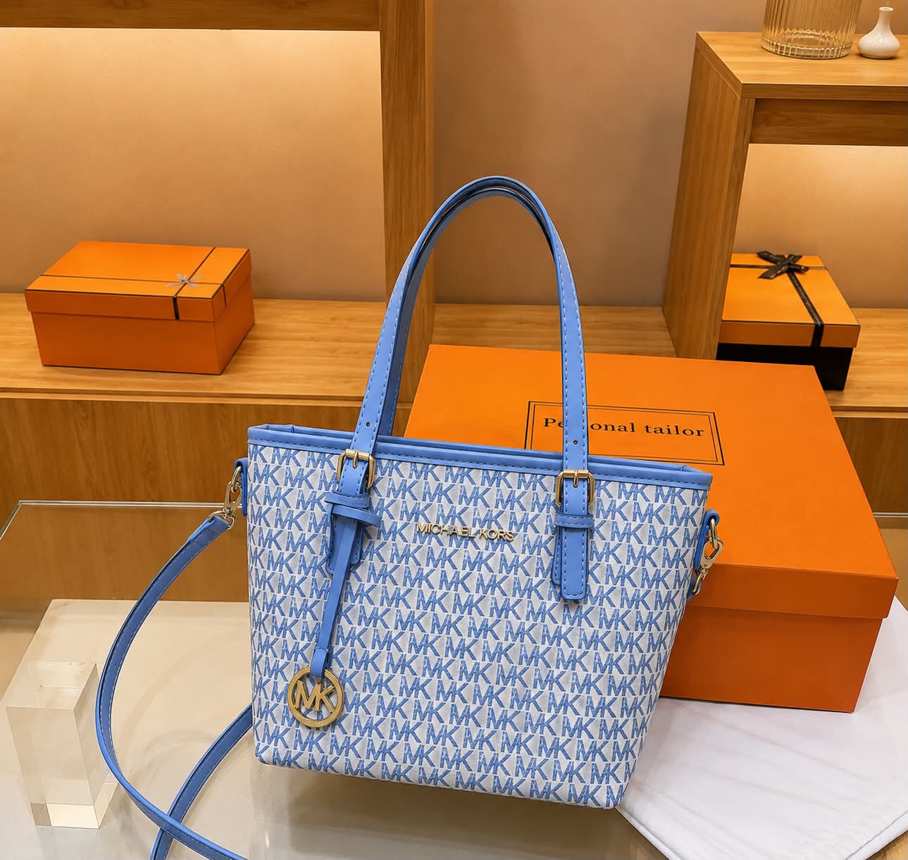 The Emblem Bag — Monogram Print Tote