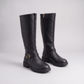 CLASSIC BUCKLE KNEE HIGH BOOTS