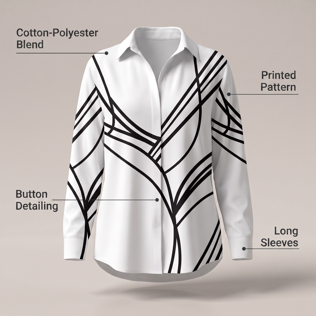 LIVIA VINTAGE CASUAL BLOUSE